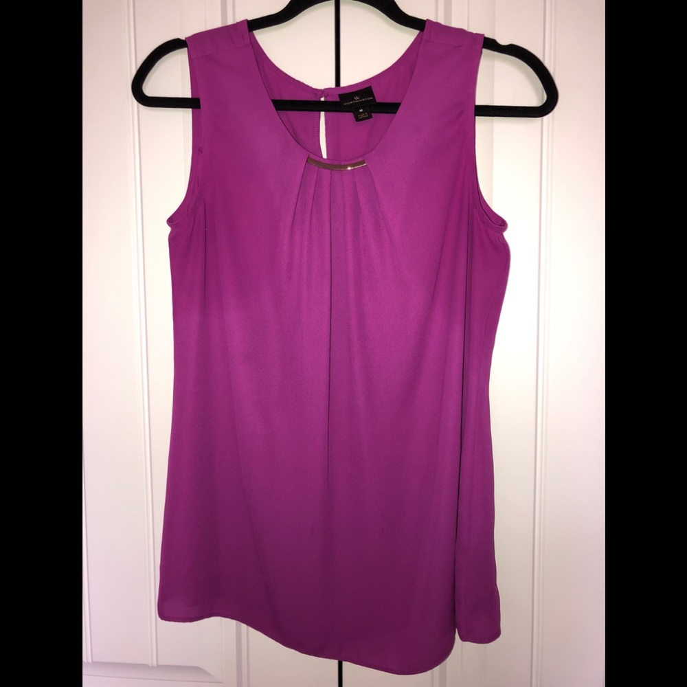 Fuschia Lightweight Sleeveless Top